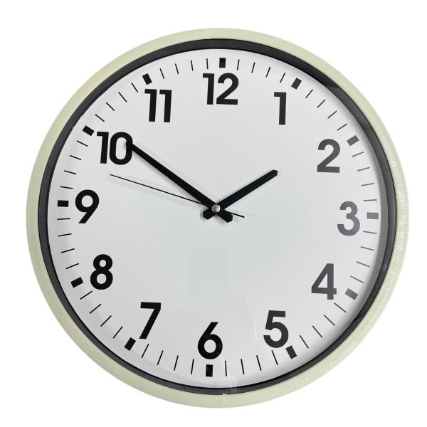 36cm Krem Duvar Saati