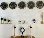 Eskitme dünya duvar saati