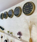 Eskitme dünya duvar saati