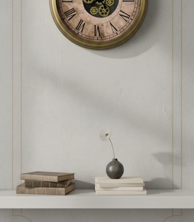 60 cm Eskitme Metal Çarklı Dekoratif Duvar Saati
