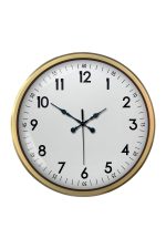 52 cm Eskitme Metal Dekoratif Duvar Saati