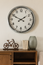 60 cm Krom Duvar Saati