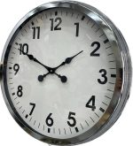 60 cm Krom Duvar Saati