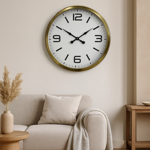 60 cm Gold Duvar Saati